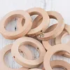 Baby Teethers Toys 20PC 30mm Maple Wooden Teether Ring Rings DIY Crafts Accessories Unfinish Wood Chewable Teething Toysvaiduryb