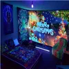 Christmas Decorations New Fluorescent Tapestries For Foreign Trade Home Wall Decoration Hanging Cloth Ce Manufacturers Drop Delivery G Dhssp