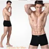 Underbyxor mäns bambu fiber mens underkläder andningsbara byxor sex trosor mjuka boxershorter mysiga boxare män