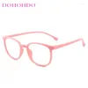 Lunettes de soleil mode Anti-lumière bleue pour enfants garçons filles Ultra cadre Protection informatique lunettes Anti-fatigue