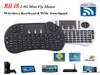 Fly Air Mouse Rii i8 Englische Tastatur Fernbedienung Touchpad Handtastaturen für TV BOX Laptop Tablet PC Eingebauter Lithium-Ionen-Akku 7569460