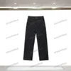 Xinxinbuy 2024 Hommes Femmes Designer Jeans Pantalon Lettre Jacquard 1854 Pantalons décontractés Noir Bleu Gris M-2XL