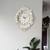 Wall Clocks Resin Angel Clock Mount Hanging Decorative Ornament European For