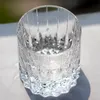 K9 Optical Glass Cup Pure Crystal Whiskey Glass Sparkling Hand Carved Rock Glass Whisky Glasses Hand carved Edo Kiriko