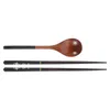 Set di stoviglie Set di cucchiai di legno Asciugapiatti per cucina Utensili da viaggio in stile giapponese Stoviglie da esterno portatili