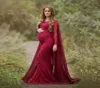 Maternity Dresses Chiffon Scarf Maternity Dresses For Poshoot Lace Fancy Pregnancy Dresses Elegence Pregnant Women Maxi Gown Ph5934766