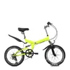 Bicicletas Ultralight dobrando bicicleta para homens e mulheres, bicicleta de velocidade variável, scooter adulta, bicicletas de estudante, presentes, 20 polegadas