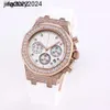 Ap Moissanite Mens Relógios Automático Vvs Prata Diamantes Passar Teste Movimento Automático À Prova D 'Água Top Quality Mulheres 37mm Caso Com Lady WristWatchHY6N