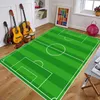 Tapis Tapis de terrain de football vert pour chambre d'enfant, grand tapis de luxe, décoration d'intérieur, tapis de jeu antidérapant pour enfants, décoration d'intérieur