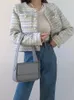 Jesienne zimowe płaszcz kardigan z kieszeniami Single Breasted Stripes Kurtka Elegancka odzież wierzchnia dla kobiet luźna warstwa marki 240118