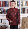 卸売りの男性女性中国の伝統的なタングスーツ高品質のサテンジャケット新年服ハンフバースデーパーティースタイルコート