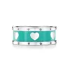 Wholesale Heart Pattern Rings for Tff Jewelry Silver Plated Famous Collaboration Design Girls Gifts