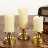 Simulerat ljus elektroniska lampor Candle Base Valentine's Day LED -lampor LED sovrumsbelysningar omgivande dekoration Holiday dekoration kyrka med detaljhandelsförpackningar