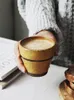 Mugs Japanese Matte Glaze Creative Handmade Ceramic Mug Retro Home Water Cup Coffee Cups Handheld Restaurant Office Tea