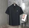 Modna męska koszulki Polos T-shirty Designer Business Polo Bluzka stała kolor Krótkie rękawy Topy Slim Oddychanie Męskie Dress Męskie koszulki azjatyckie rozmiar M-3xl