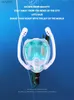 Diving Masks Snorkeling Mask 180Panoramic View Silicone Dry Top Snorkeling Diving Swimming Goggles with 2 Snorkels Anti-Fog Anti-LeakL240122