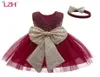 LZH Säuglingskleid Baby Mädchen 1. Jahr Geburtstag Kleid Weihnachten Baby Pailletten Rot Weiß Party Prinzessin Kleid Für Baby Neugeborene Kleidung L7446925