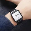 Zegarstki na rękę skmei 1961 Maza moda 3Bar Waterproof Tape Date Clock Relogio Masculino luksusowe japońskie kwarcowe zegarki