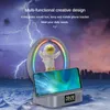 Altoparlanti Levitazione magnetica Astronauta Altoparlante Bluetooth Orologio Suono astronauta RGB Subwoofer per computer Decorazione Regalo di compleanno