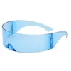 Sunglasses 1/2PCS Anti-uv Durable For Halloween Party Rimless Glasses Bike Equipment Large Mirror Fashion