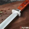 XITUO Professional Alloy Steel Round Shank Sharpening Rod Kitchen Knife Sharpener Shears Scissors Stone System 240122