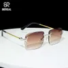 Özel buzlu Out Pass Tester VVS Moissanite Elmas Renkli Lens Mektup Güneş Gözlüğü Gözlük Gözlükleri Mücevher Erkek Kadınlar