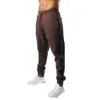 Pantalon d'exercice musculaire pour hommes frères coton fitness avec deux barres leggings de course pour jeunes 555 pantalons de survêtement 43554