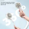 Electric Fans Folding Mini Neck Fan Band Hands-Free Hanging USB Rechargeble Dual Fan Cooler Summer Portable Camping Small FansL240122