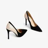 Dress Shoes 31-45 Stiletto Heels Women 2024 Spring Pointed Retro Style Daily Comfortable Professional Plus Size