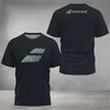 メンズTシャツのファッションプリントテニス服通気性ゴルフティーシャツ夏フィットネス半袖メンズバドミントンスポーツトップス