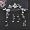 Hair Clips Fashion Chinese Style Hairpin Wedding Accessories Stick Headdress Head Jewelry Bridal Earring Headpiece Creative Gifts Tool