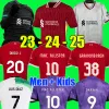 4xl 23 24 Jerseys de futebol Gakpo Darwin 2023 2024 Luis Diaz Alexander Arnold Futebol Circlit Kit Mac Allister Szoboszlai Kids Uniform A.Becker Goalkeepe