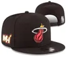 Miami''Heat'''Abl Caps 2023-24 unisex moda bawełna bawełniana czapka baseball mistrzów finałów snapback hat men sun haft haft wiosna letnia czapka hurtowa hurtowa