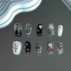 Kunstnagels Cross Christ Girl nagels nep nail art onglerie matriel professionnel capsules nepnagels met lijm Q240122