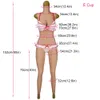 Kostuum Accessoires Vagina Bodysuit Kostuums E Cup Enorme Borsten Siliconen Nep Borst voor Mannen Cosplay Sissy Transgender Shemale Dragqueen