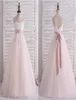 Cute Blush Designer Flower Girls Dresses 2022 Sheer Neck Lace Applique Keyhole Back Floor length First Communion Dress Cheap3965212