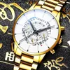 wholesale Montres en acier inoxydable pour hommes d'affaires de mode Casual Calendar Clock Montres à quartz pour hommes
