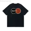 24SS Designer Baleciaga T Shirt Blenciaga Summer New Pure Cotton Short sleeved T-shirt Simple and Casual Versatile Ba Jia Chao Brand Cola Letter Printing Loose Style