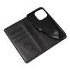 Lederen magnetische flip case voor iPhone 15 14 Pro Max 13 12 11 XS XR SE Samsung S24 PLUS ULTRA A15 A25 A55 mini portemonnee kaart Solt telefoon cover coque