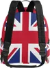 Bags British Flag Polyester Backpack School Travel Bag