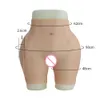 Accessoires de costumes améliorer 2.6 cm faux fesses Silicone hanche vagin culotte Cosplay pour crosscommode transgenre transexuelle Drag Queen