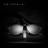 Sunglasses VEITHDIA Men Sunglasses Fashion Round Unisex Sun Glasses Polarized Coating Mirror Sports Driving Male Eyewear For Women 6358 YQ240120