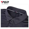 PGM män snabb torr golf t-shirt manlig antisweat kort ärm sport toppar män andningsbar polo skjorta högkvalitativa affärskläder