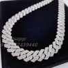 Bussdown Jewelry Luxury Hip Hop Cuban Link Chain S925 Man Necklace Men Chain Necklace Vvs Moissanite