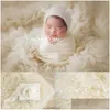 Keepsakes Born Pography Props Big Size Flokati 150X120Cm Handknitted Pure Greek Wool Blanket Baby Po Boy Girl Background Mat 230701 Dr Dhzck