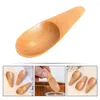 Tea Scoops 4PCS Wood Small Compact Spoons多機能用品