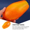 Party Decoration Simulation Girl Toys Papaya Model Funny Fruit Po Prop Multi- Kök Tillbehör Dekor