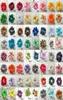 DHL Women Silk Scrunchie Elastyczne ręcznie robione wielokolorowe opaska do włosów Ponytail Połysownik Opasek do włosów Akcesoria do włosów 70 Colors5784871