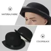 BERETS 3 PCS Magician Top Hat Birthday Present Black Kids Make Party Cloth Dräkt Män hattar