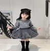 Winter Kids Girls Set Close Toddler Girl Sweater With Lace Tutu 2PCSoutFit Children Suits Clothes2362518